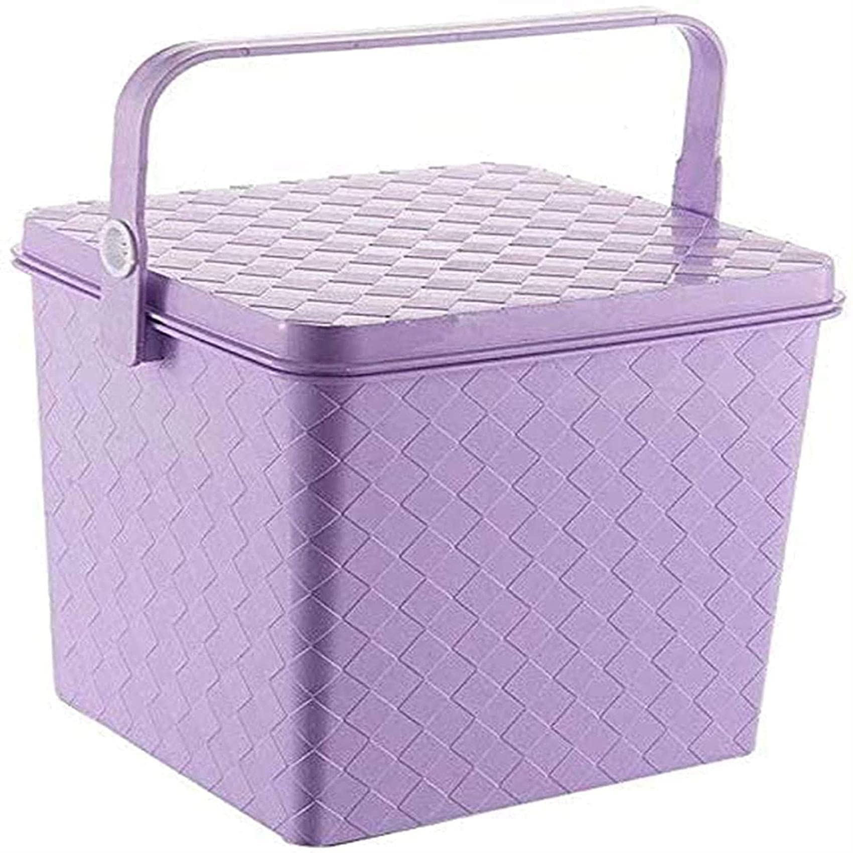 Pouf repose-pieds portable avec coffre de rangement cube carré