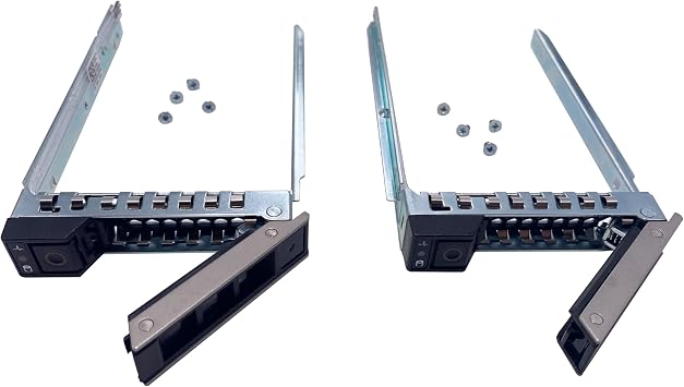 BestParts 2-Pack 2.5" SSD SAS SATA Hard Drive Caddy Compatible with 14,15,16th Gen Dell PowerEdge R440 R640 R6415 R740 R740xd R7415 R7425 R940 R450 R550 R650 R750 R660 R760 Hot Swap Bracket DXD9H