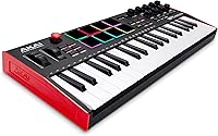 Vista 1 de Akai Professional MPK Mini Plus - Controlador de teclado MIDI USB con 37 teclas mini, 8 almohadillas MPC, secuenciador, E/S MIDI/CV/Gate, software