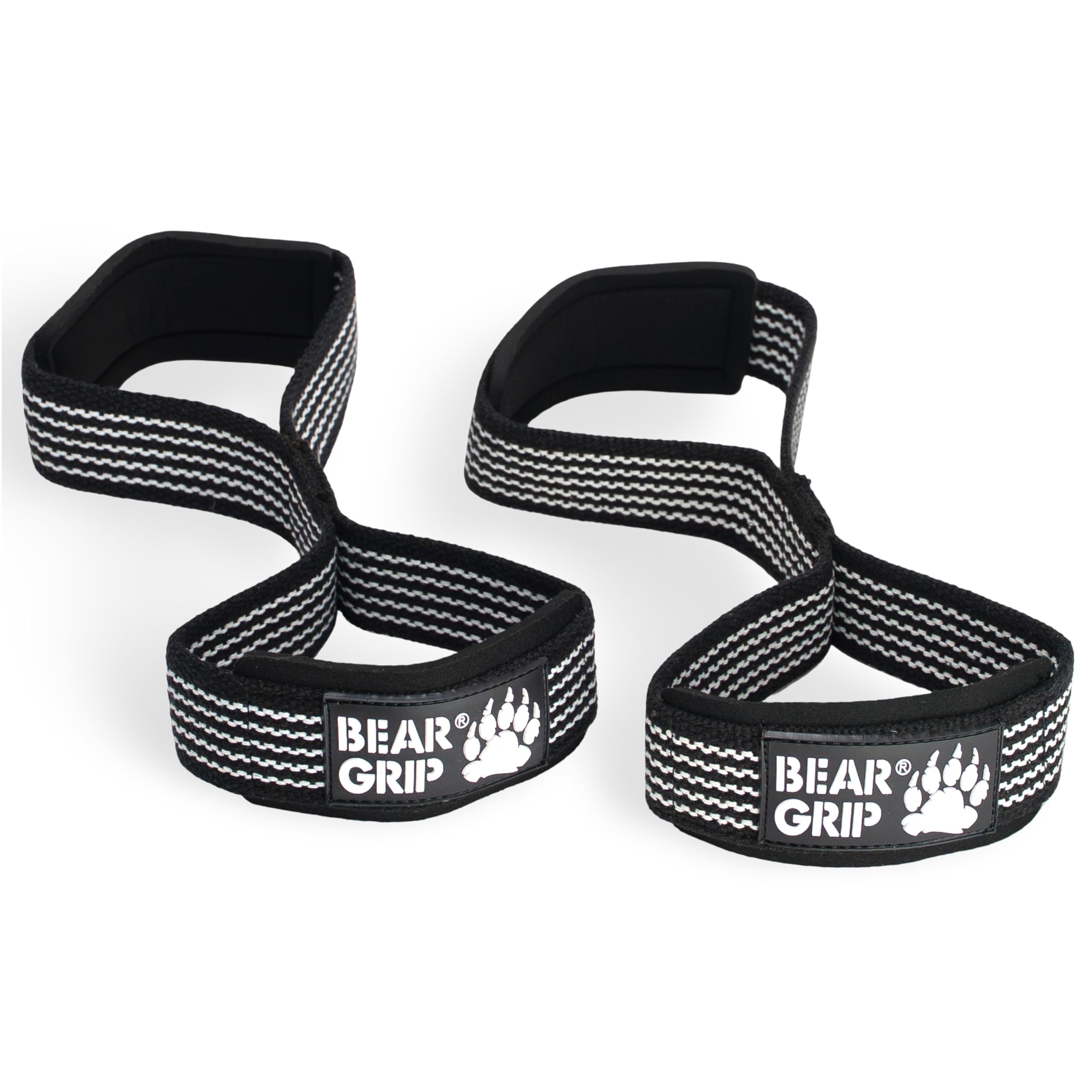 BEAR GRIP - Cinghie di Sollevamento Pesi Premium Figura 8 (vendute in Coppia)