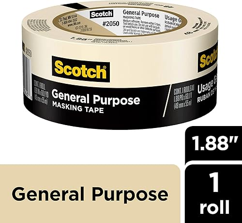 Miniatura 2 de Scotch Cinta adhesiva de uso general, 1.88 pulgadas por 60 yardas, 2050 (paquete de 2)