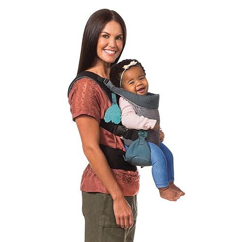 Infantino Go Forward Evolved Carrier Ergonómico boca abajo y boca afuera transporte delantero y trasero para recién nacidos y niños pequeños de 8 a