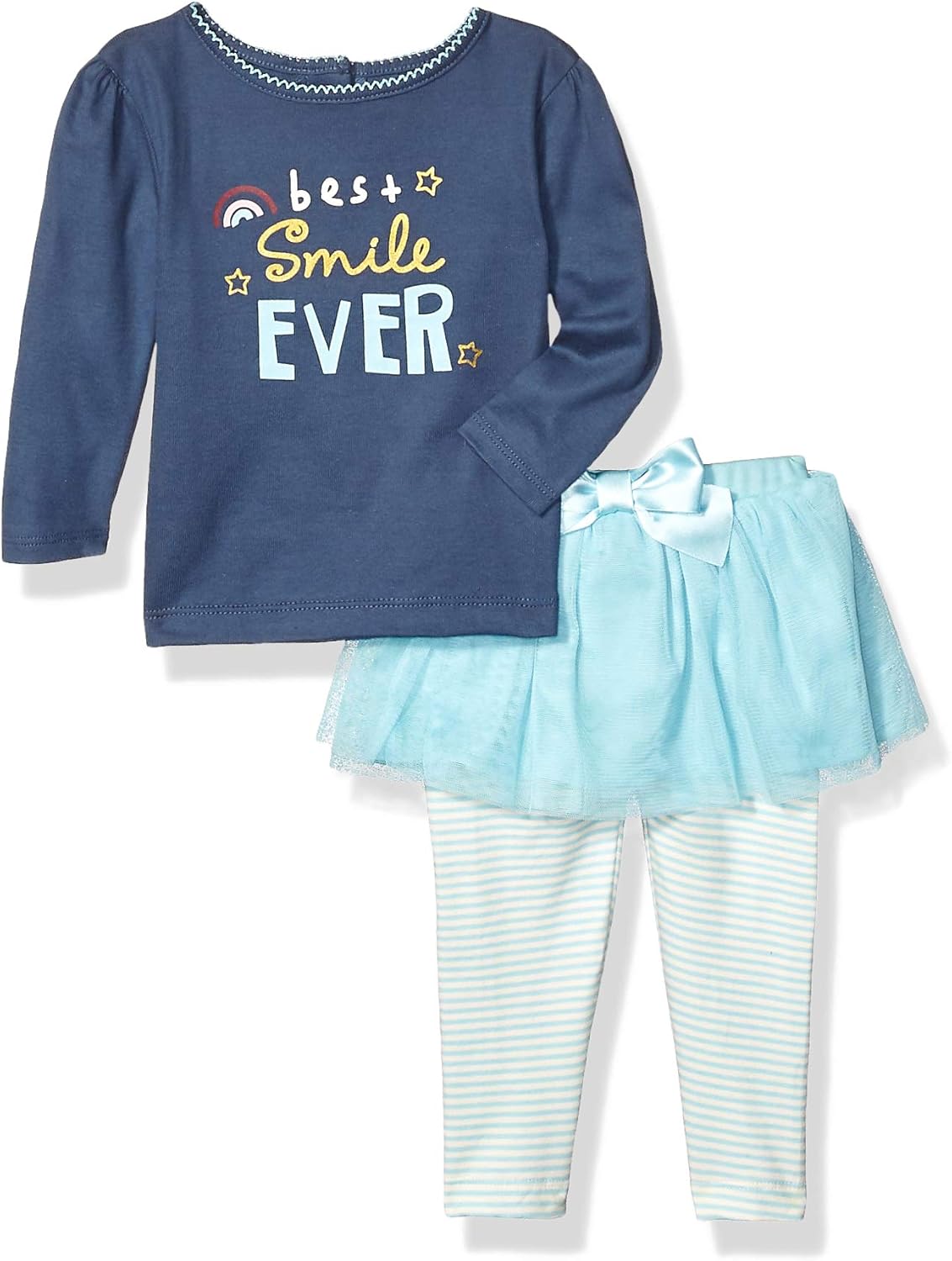 Gerber baby-girls Shirt and Tutu Legging Set 24 Months Smile