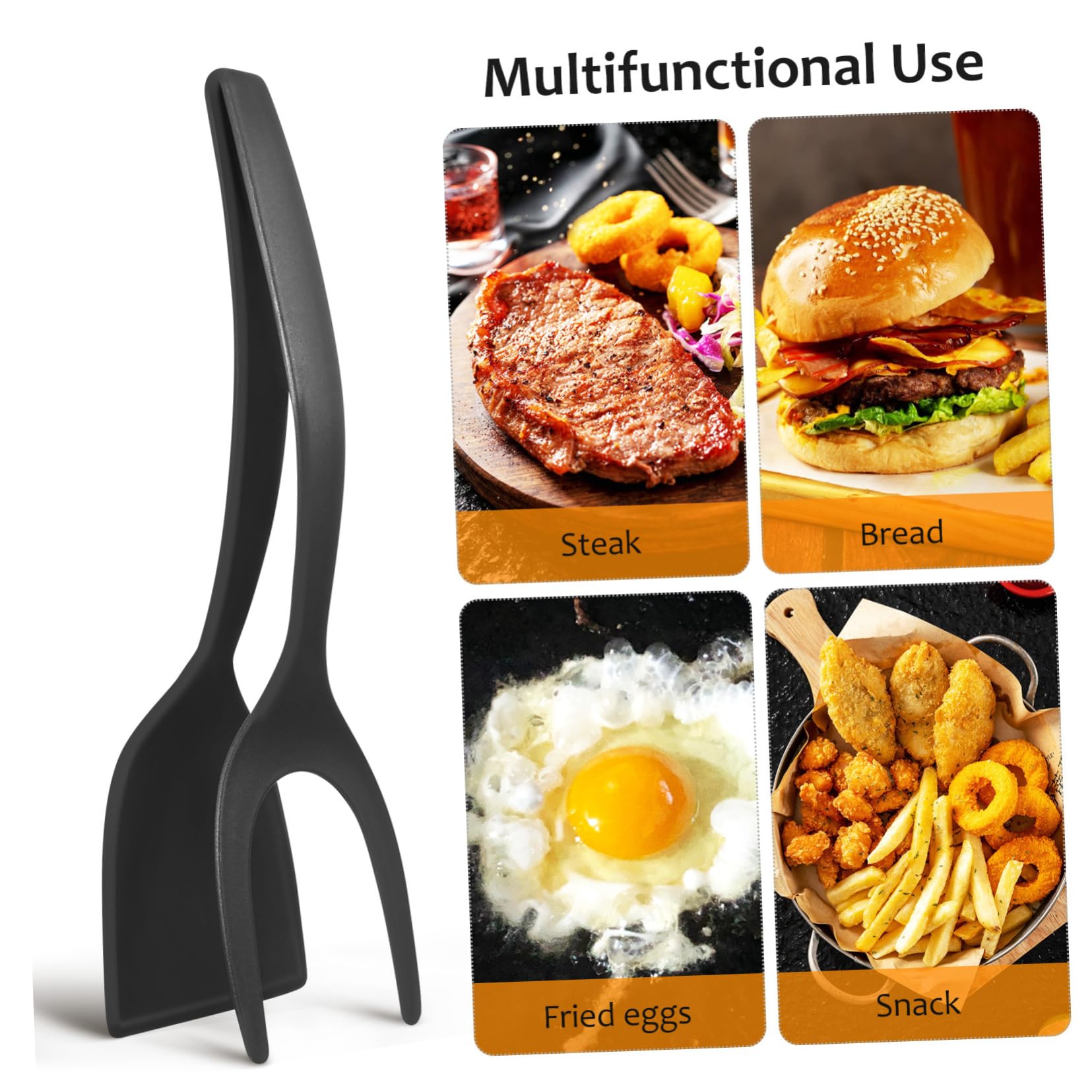 TOPBATHY 2 Sätze Eierspatel Aus Silikon Der Koch Chefkoch Fischwender Die Köchin Geröstete Grillen Pfannkuchen Kochspatel Pfannenwender Küchenzange Steakklemme Toast Spachtel Pp 3 Stück * 2
