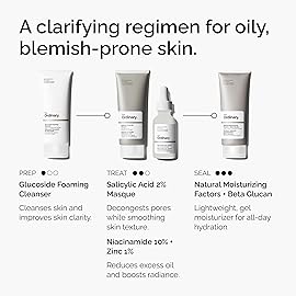 The Ordinary Salicylic Acid 2% Masque, Clarifying Charcoal & Clay Mask for Blemish-Prone Skin, 1.7 Fl Oz