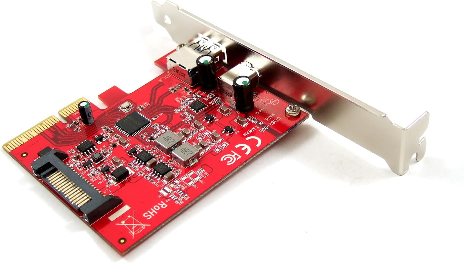Exсluѕіvе Ableconn PU31-AC-2 USB 3.1 Gen 2 (10 Gbps) Type-C & Type-A PCI Express (PCIe) x4 Host Adapter Card (ASMedia ASM3142 Chipset)