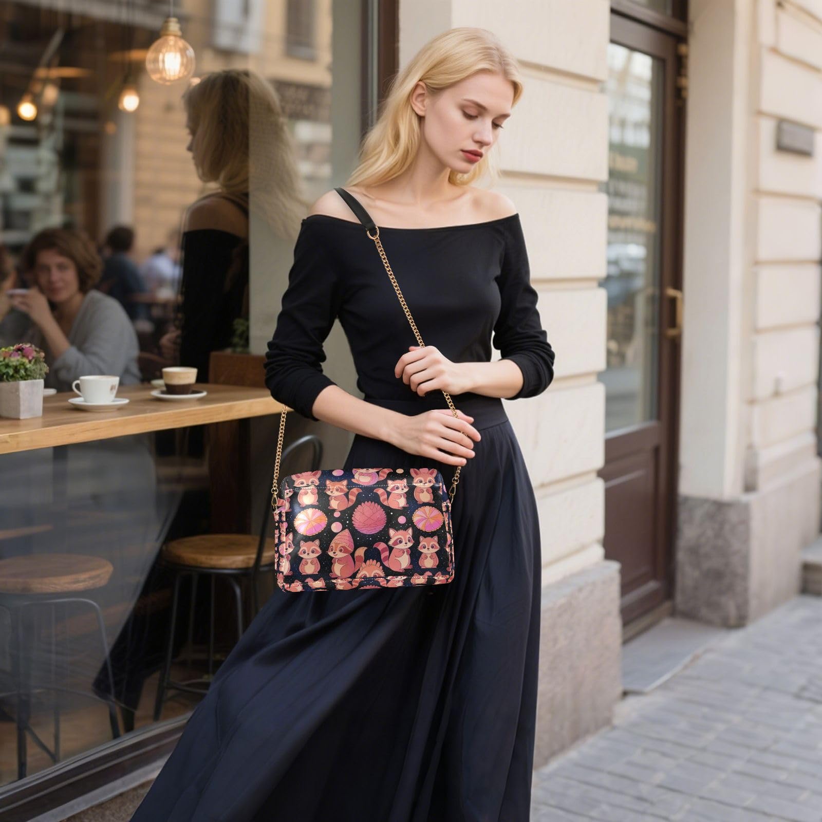 FRODOTGV Damska torba crossbody o pojemności 2,5 l