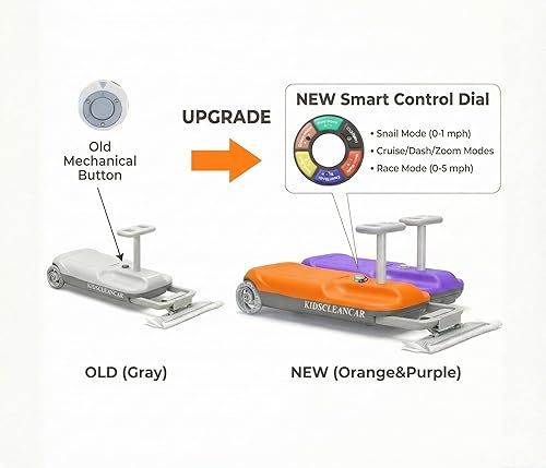 Miniatura 4 de Auto de 12 V con diversión de limpieza, Gokart 3 en 1, arranque suave, ajustable de 5 velocidades, trapeador desmontable, batería recargable