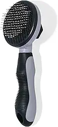 Escova autolimpante – Ferramenta de cuidados amigável para a pele para cães, gatos, filhotes e outros animais de estimação pequenos ou grandes, remoção de pelos para animais de estimação de pelo longo
