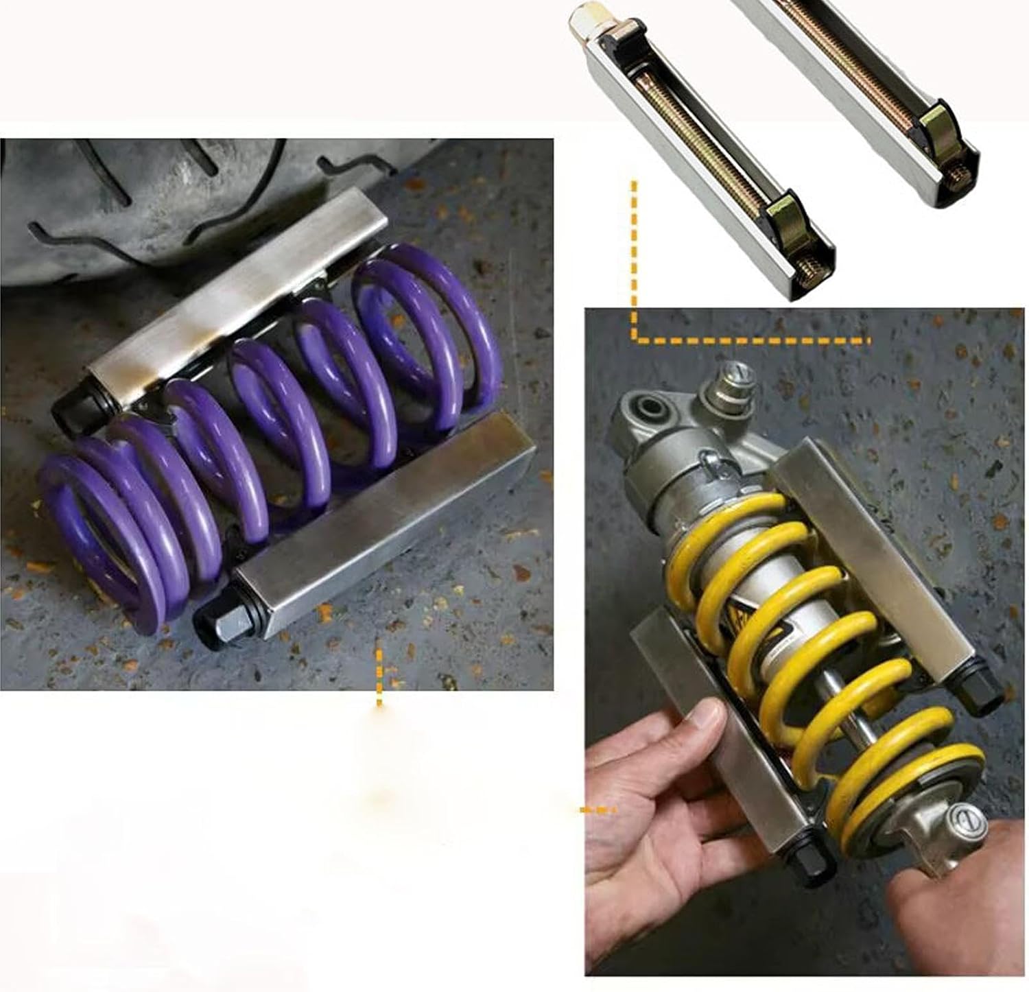 Spring Compressor | Heavy Duty Car Repair Aid - Spring Compression Tool | for Automotive Vehicles Car Sedan Pickup Truck Motorcycle Trailer RV
