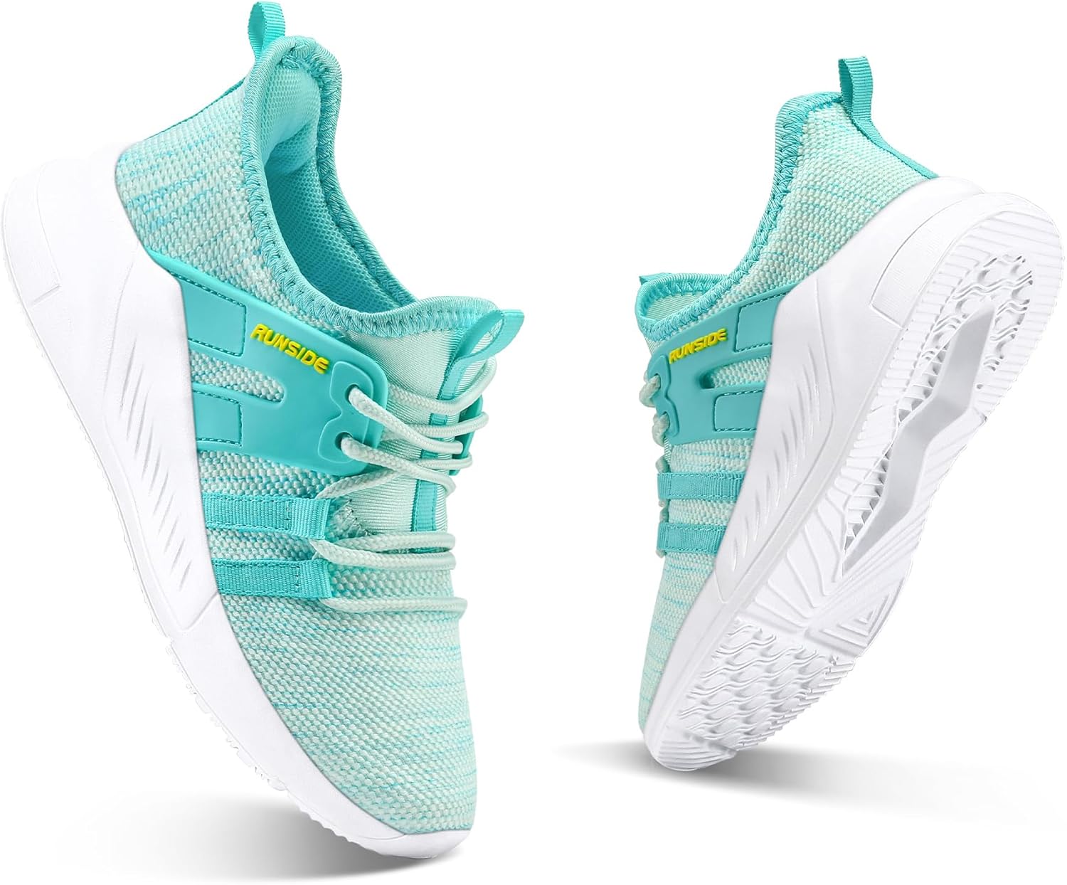 RUNSIDE Boys Girls Tennis Shoes Kids Lightweight Breathable Sneakers Lace-up Running Athletic Shoes for Toddler/Little Kid/Big Kid - Image 3