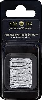 Finetec Artist Pearlescent Watercolor Pan Refill Platinum