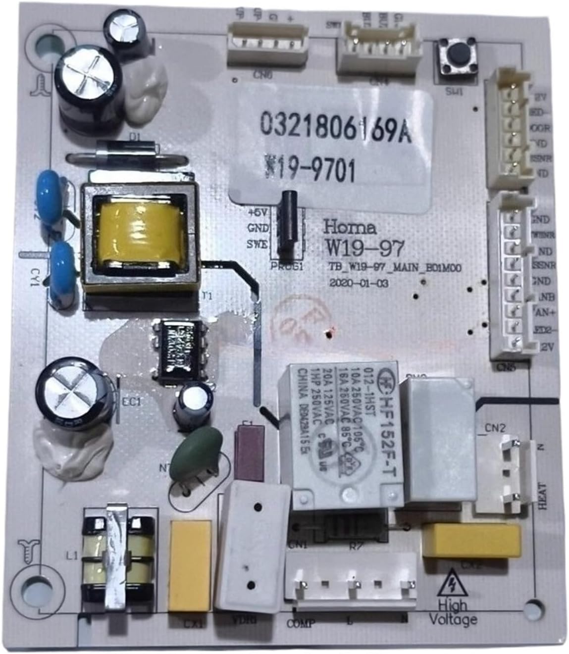 1pcs Refrigerator Control Board W19-9701 Circuit PCB W19-97 Fridge Motehrboard Freezer Parts
