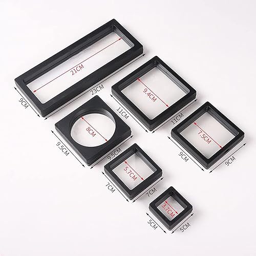 Vista 7 de ONTWK - Caja de almacenamiento de joyas de película fina, para colgar joyas, joyería de almacenamiento para anillo, collar, pulsera, pendientes