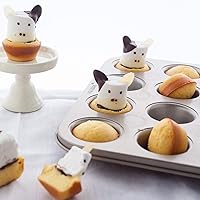 Vista 6 de CHEFMADE Molde Mini para Magdalenas, Molde de 12 Cavidades Antiadherente para Mini Cupcakes para Hornear en Horno (Oro Champán)