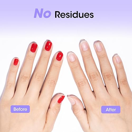 Miniatura 8 de Gellen Removedor de esmalte de uñas removedor de esmalte de uñas sin acetona de 16 onzas líquidas con cabezal de bomba, removedor de esmalte de uñas