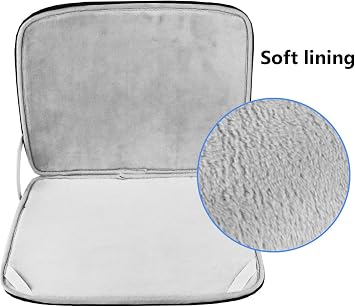 Laptop Case, Protective Computer Sleeve Carrying Bag Compatible with 13 inch New MacBook Air M2/A2681 M1/A2337, New MacBook Pro M2/A2686 M1/A2338/ 12.9-inch iPad Pro 6th/5/4/3rd Generation, Black