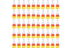 50 Pcs Resin Candy Corn Charms