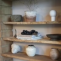 Vista 3 de Guirnalda de cuentas de madera extra grande con cuentas de madera de 1.6 pulgadas de diámetro, guirnalda de cuentas de madera con borlas, cuentas