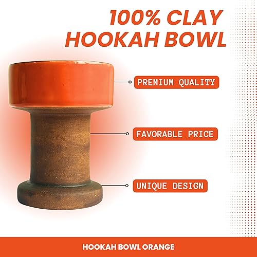 Miniatura 10 de Cuenco para cachimba rojo arcilla - cachimba de arcilla - Tazón de cachimba - Juego de cuencos para cachimba - Tazón para cachimba Vape - Tazón de