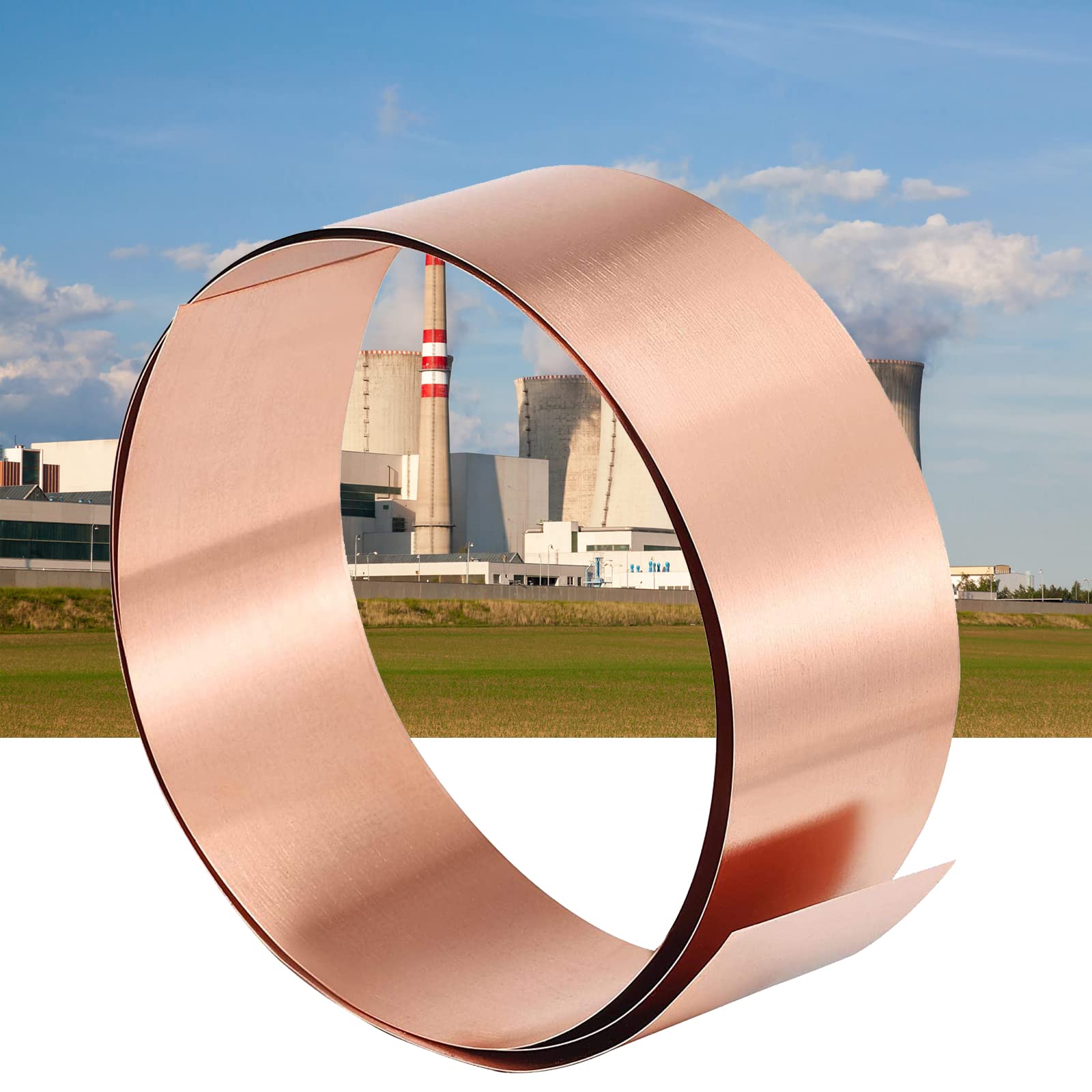 Rollo de lámina de cobre de 0,2 mm de espesor, rollo de lámina de metal Cu delgada de lámina de cobre, placa de lámina de lámina de metal Cu de cobre de alta pureza/Cobre/0,1 mm x 50 mm x 10