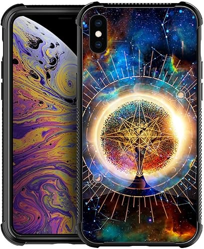 DJSOK Funda compatible con iPhone XR, diseño con patrón de parachoques trasero, esquinas reforzadas antiarañazos, caverna de TPU suave, fundas para