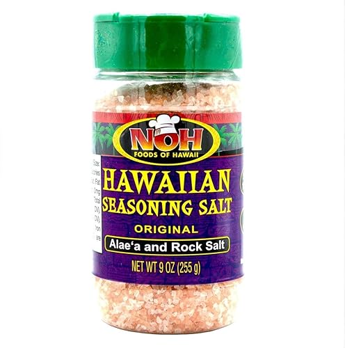 NOH Foods of Hawaii Sal de condimento hawaiano (original (Alae'a y sal de roca), 9 onzas)