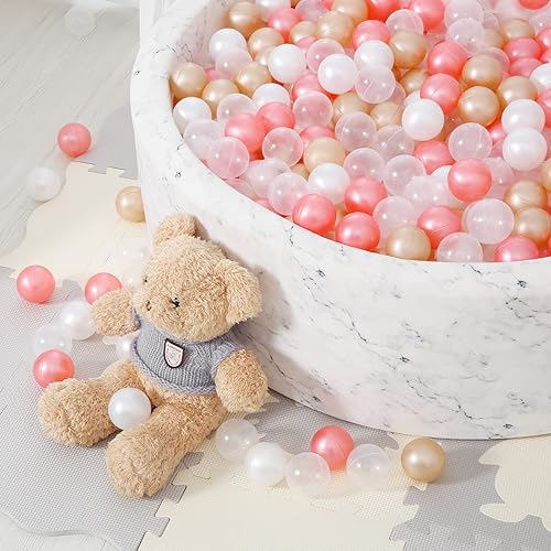 Vista 193 de STARBOLO Ball Pit Balls for Toddlers Phthalate Free BPA Free Non-Toxic Crush Proof Play Balls for Toddlers Kids Pool Playhouse Pack of 100 200 500