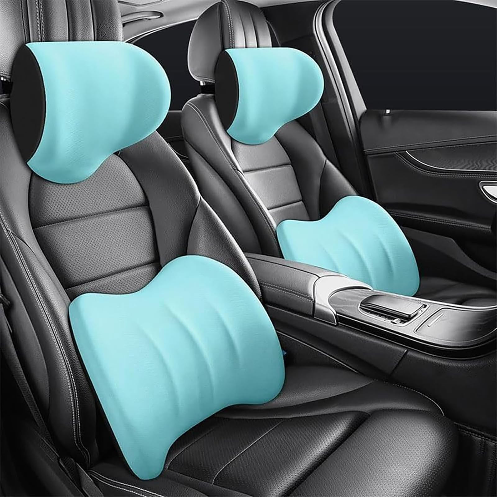 Cuscino Poggiatesta Auto per OMODA 9 C9 2025 | Supporto per Seggiolino,Poggiatesta da Viaggio Ortopedico,Supporto Collo, Testa e Spalle,Rimovibile Traspirante