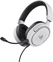 GXTrust Forta PS5 Gaming Headset PlayStation 5 Licencelt Fehér | 50 mm hangszóró, 3D audio, 3,5 mm jack, levehető mikrofon, 1,2 m kábel 1