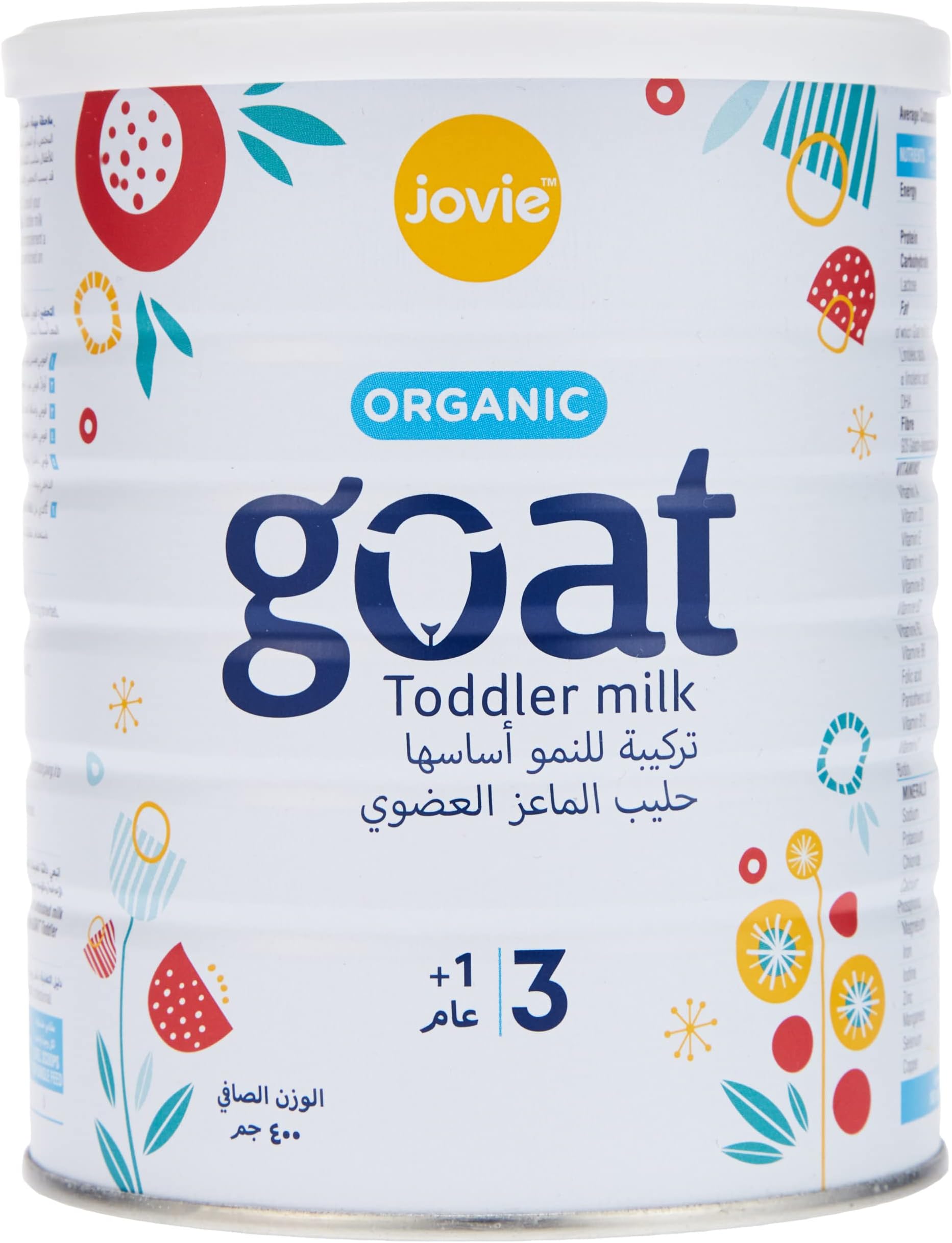 Jovie Organic Goat Milk Toddler (3) - 400gms