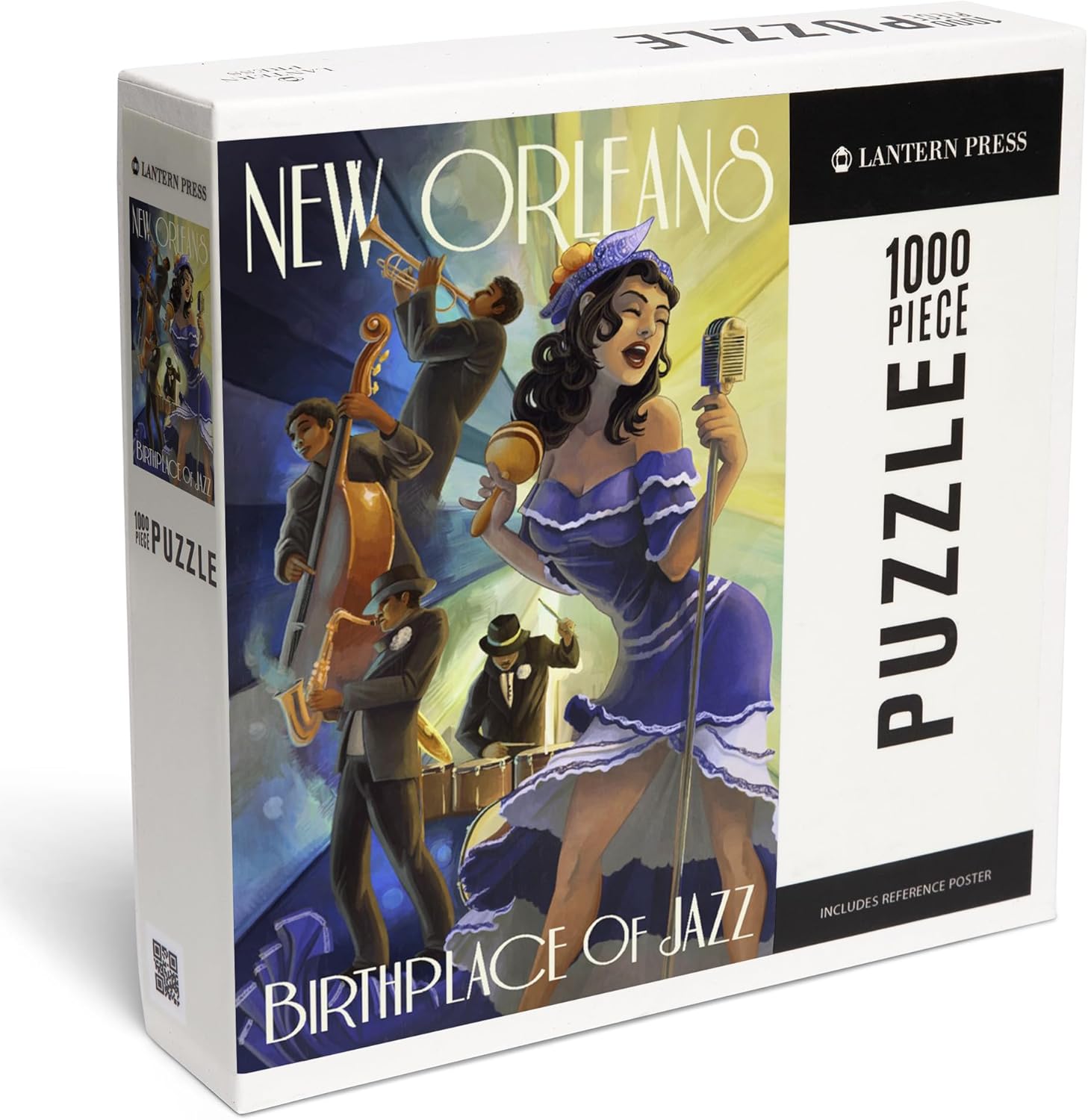 New Orleans, Louisiana, Jazz Scene (1000 Piece Puzzle, Challenging Jigsaw Puzzle for Adults, Made in USA)