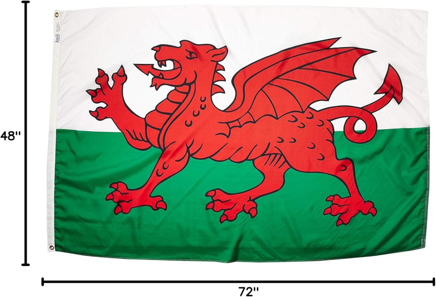 Annin Flagmakers Wales Flag USA-Made to Official United Nations Design Specifications, 4 x 6 Feet (Model 221115)