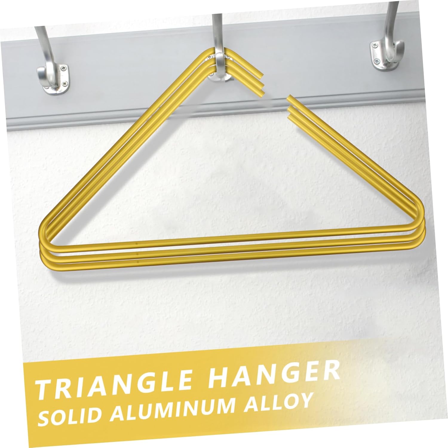5pcs Open Hangers Space Saver Hooks for Coats Pants Blankets No Slip Design Triangle Shape Lightweight for Closet Organization