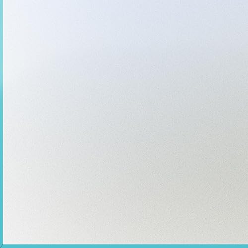 DERZGAO Película de privacidad esmerilada blanca para ventana bloqueo solar ventanas de vidrio baño hogar oficina habitación puerta extraíble no