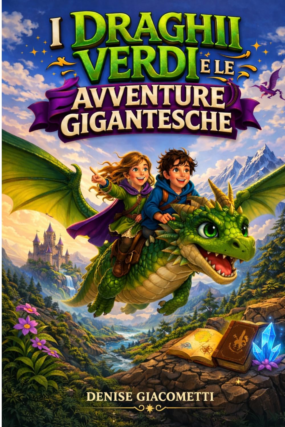 I DRAGHI VERDI E LE AVVENTURE GIGANTESCHE: Un viaggio magico tra coraggio, amicizia e creature leggendarie