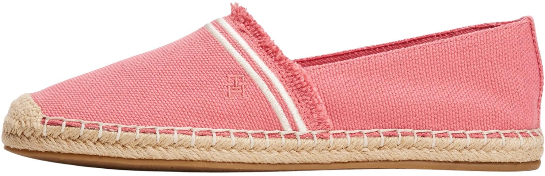 Tommy Hilfiger Damen Espadrilles Fringe Canvas Closed mit Logo