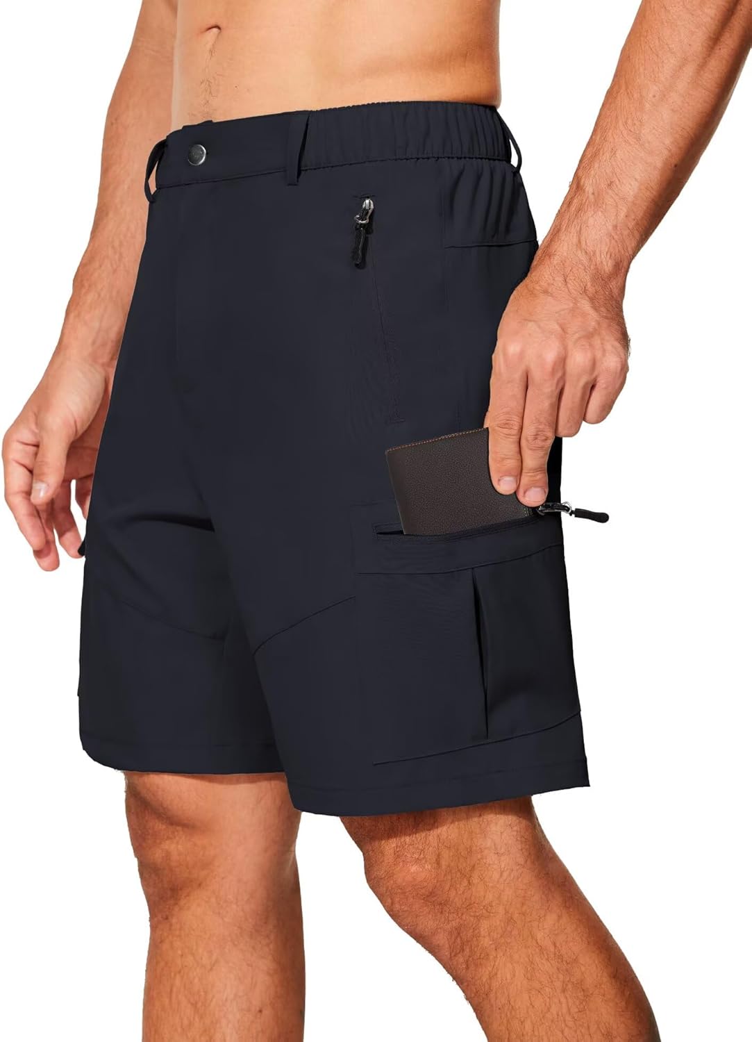 Mens Athletic Workout Sport Shorts Running Fishing Hiking Shorts Summer Beach Vacasion Outfits - Image 3