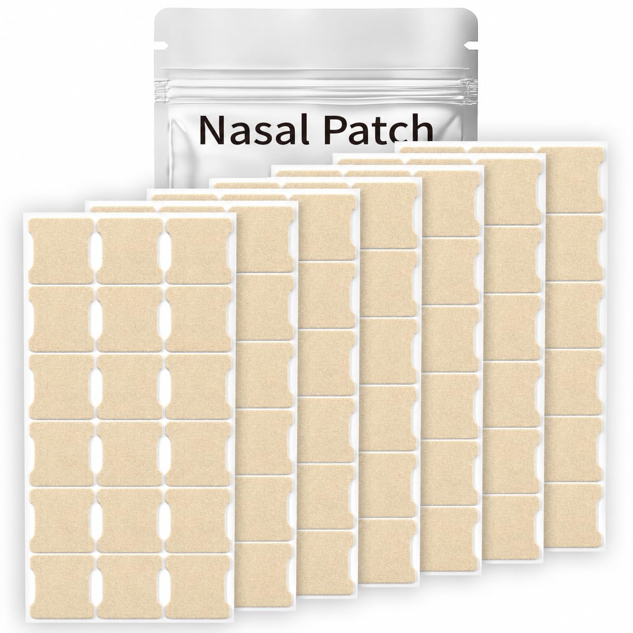 Nasal Strip Refill Tabs, 63 Count, Magnet-Free for Reusable Band