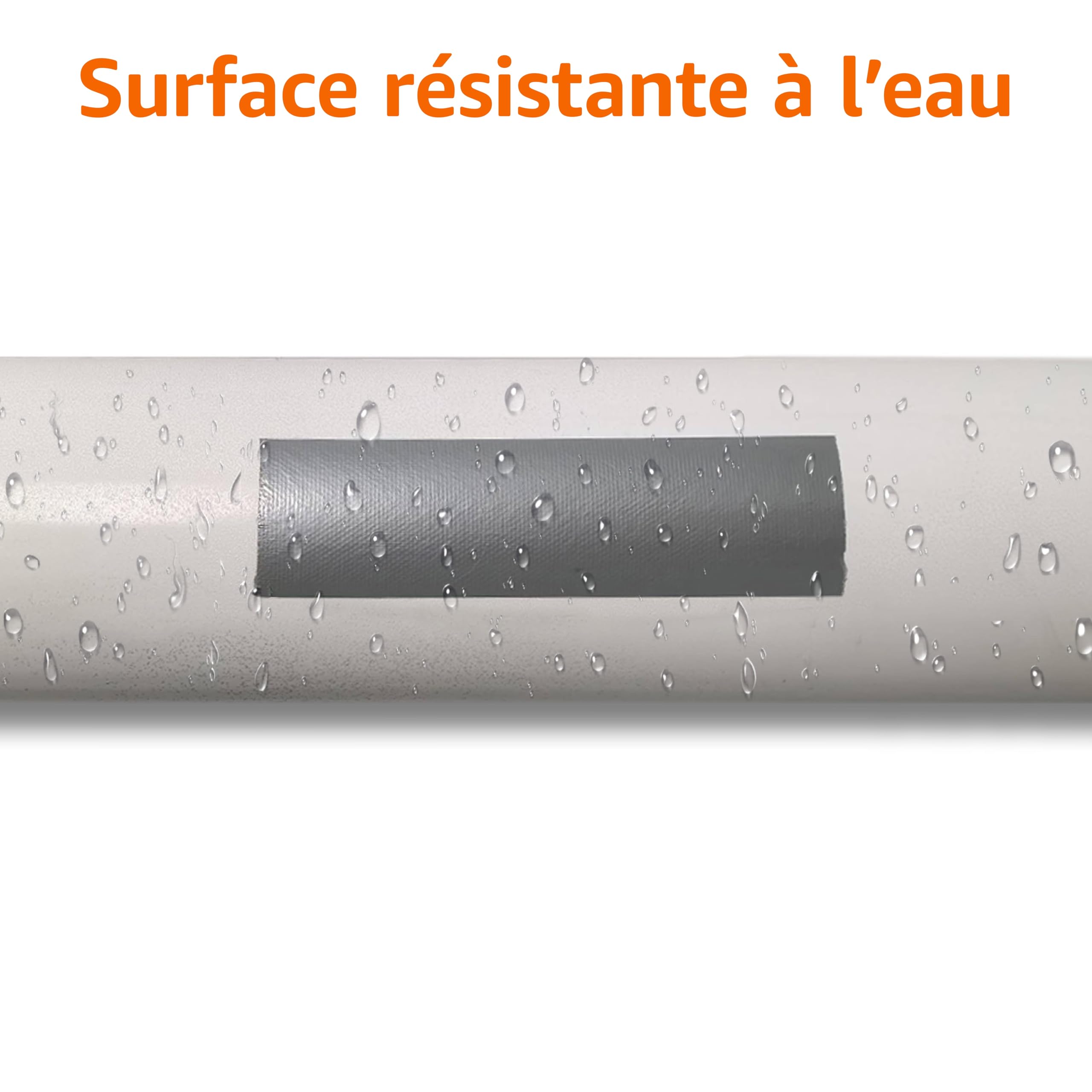 Amazon Basics Ruban Adhésif Haute Résistance 4.77 cm x 18.28 m Argenté Lot de 4 Rouleaux