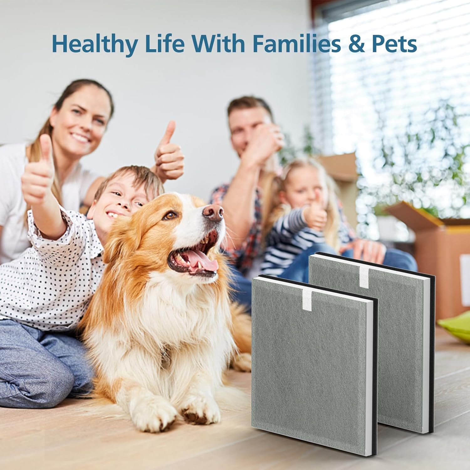 4-Pack 3-in-1 Purezone Replacement Filter, Compatible with Pure Enrichment PureZone Air Purifier, H13 Grade True HEPA Filter, Part#PEAIRFIL - Image 6