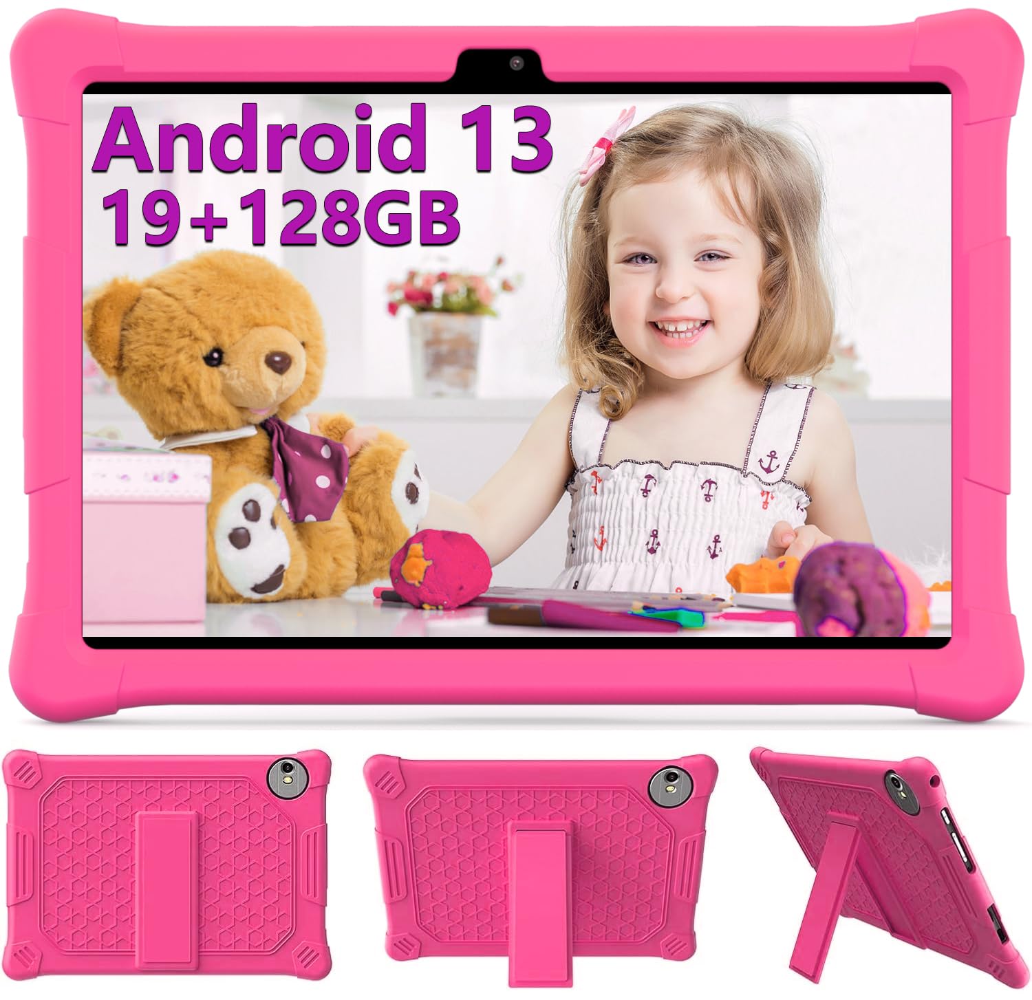 Kid Tablet 10.1 Android 13 ピンク Amazon.com: Kids Tablet 10 inch Android 13 with Shockproof