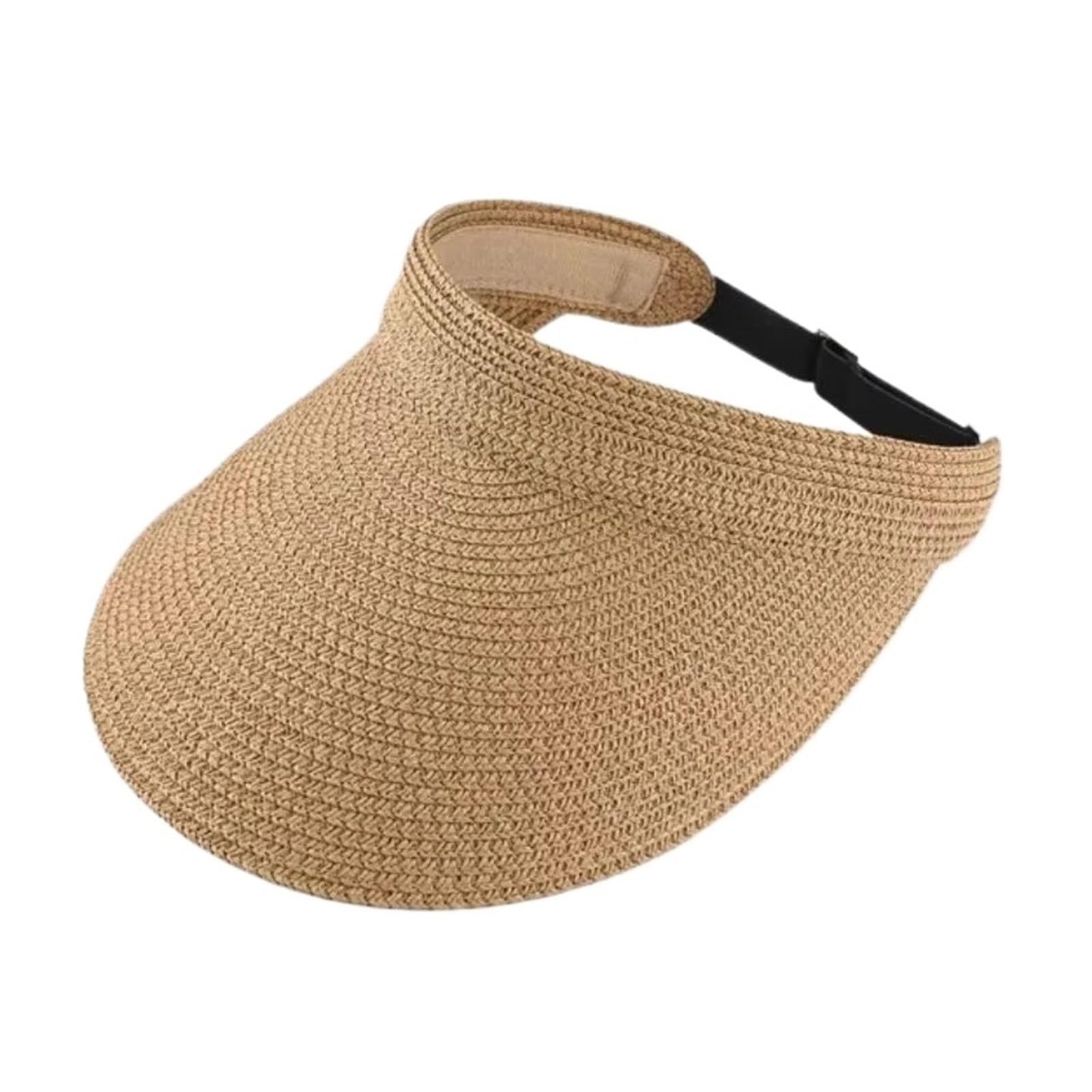 Chapeaux plage et casquette réglable d'été en paille tressée