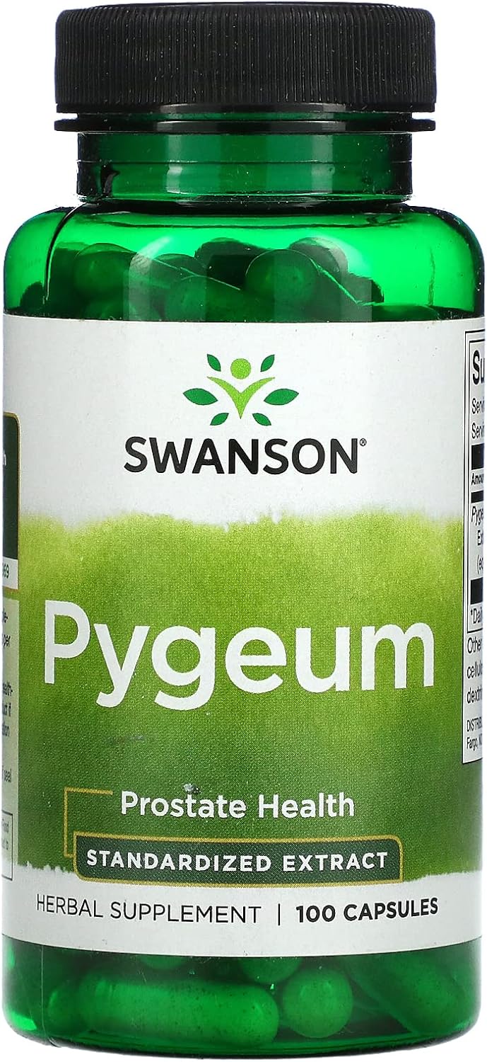 Amazon.com: Pygeum 500 mg 100 Caps by Swanson Premium (3) : Health ...