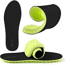 XINIFOOT 2 Pairs PU Leather Shoe Insoles for Men & Women, Soft Comfort Cushioning Insoles, Shock Absorption Foot Pain Relief, Breathable Shoe Pads for Working Daily UseUS 4-8.5,Black
