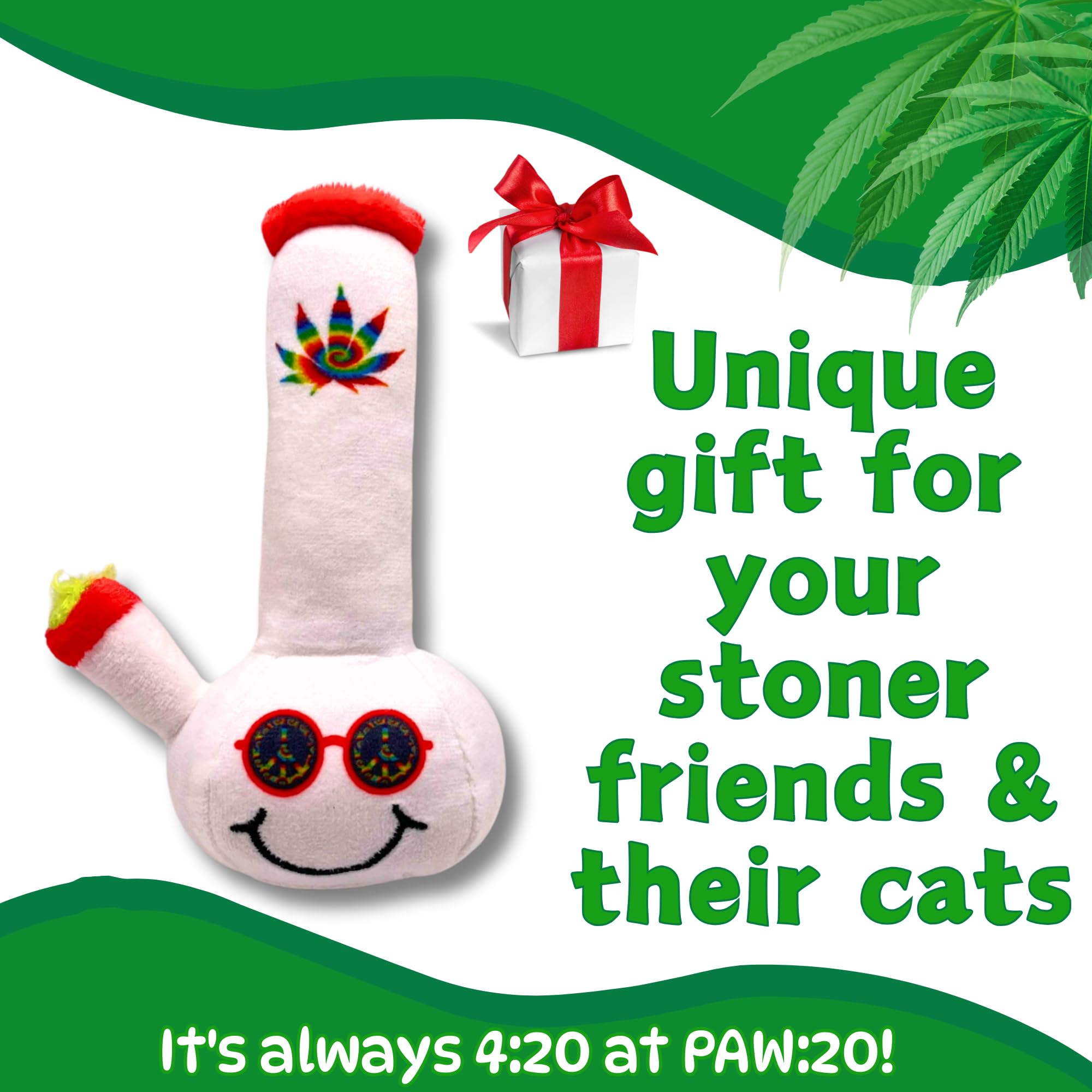 Amazon.com : My Name is Lil Billie, Funny Weed Theme Catnip Toy