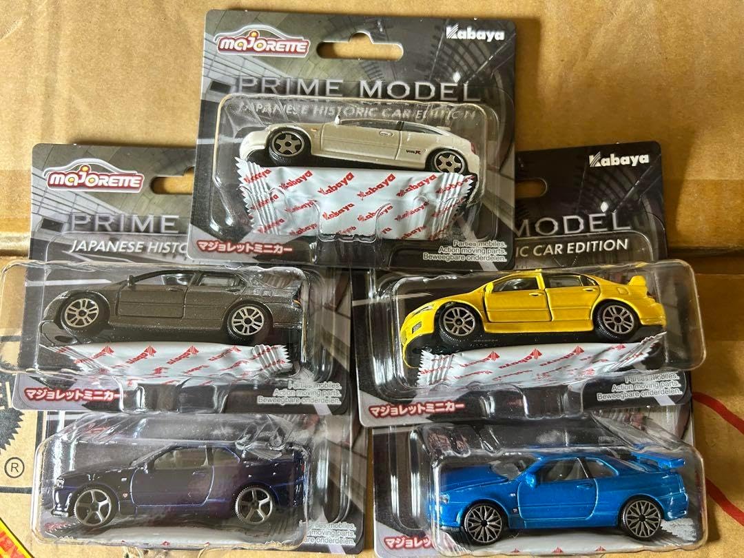 マジョレット　プライムモデル　 ジャパニーズ ヒストリックカー　フルコンプ　5台セット　完品選別封入箱