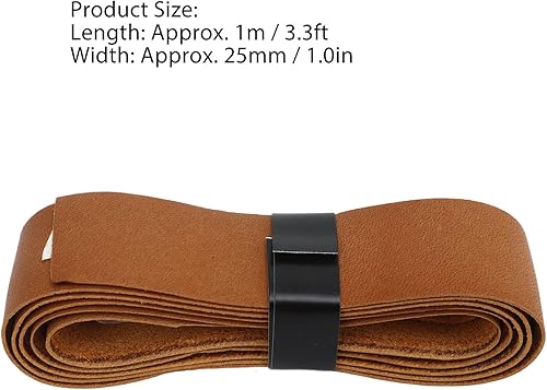 Miniatura 9 de Vbestlife Cinta de agarre de raqueta de tenis de cuero con absorción de sudor, cinta de repuesto para raqueta de bádminton para raqueta de tenis y