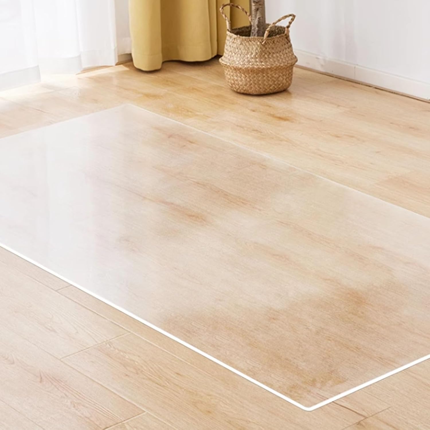 Hard Floor Chair Mats Office Floor Mats for Rolling Chairs Hardwood Wipeable Table Cover Protector Desk Mat Easy to Clean for Dining Room Table Home Office (Size : 80 * 100cm*2mm)