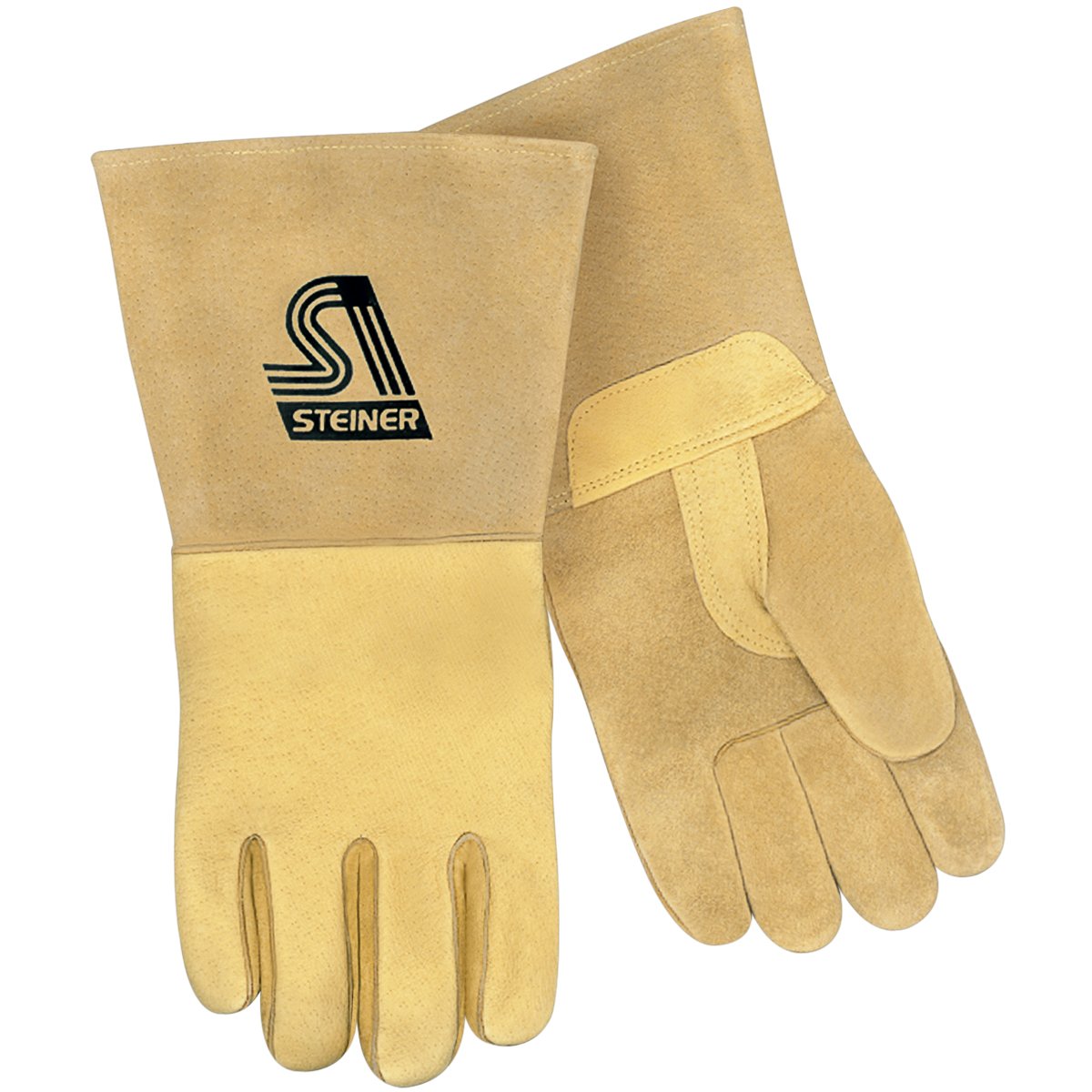 Welding Gloves, XL, Tan, Foam, Straight, PR